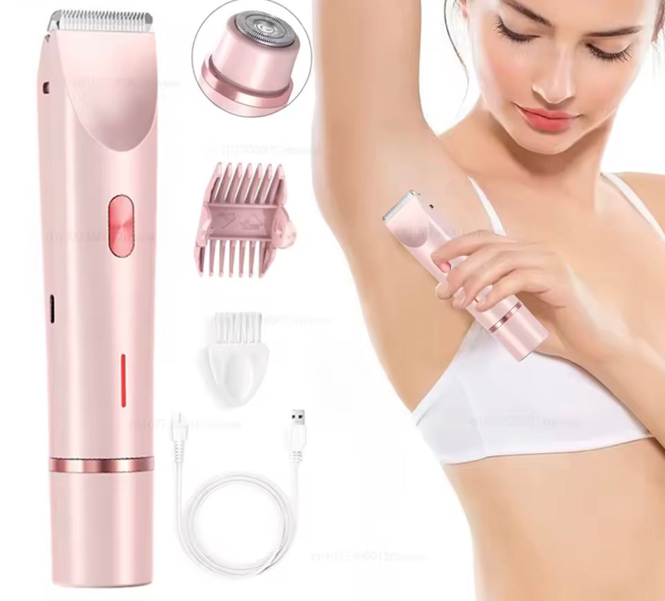Electric Shaver for Woman Double Head