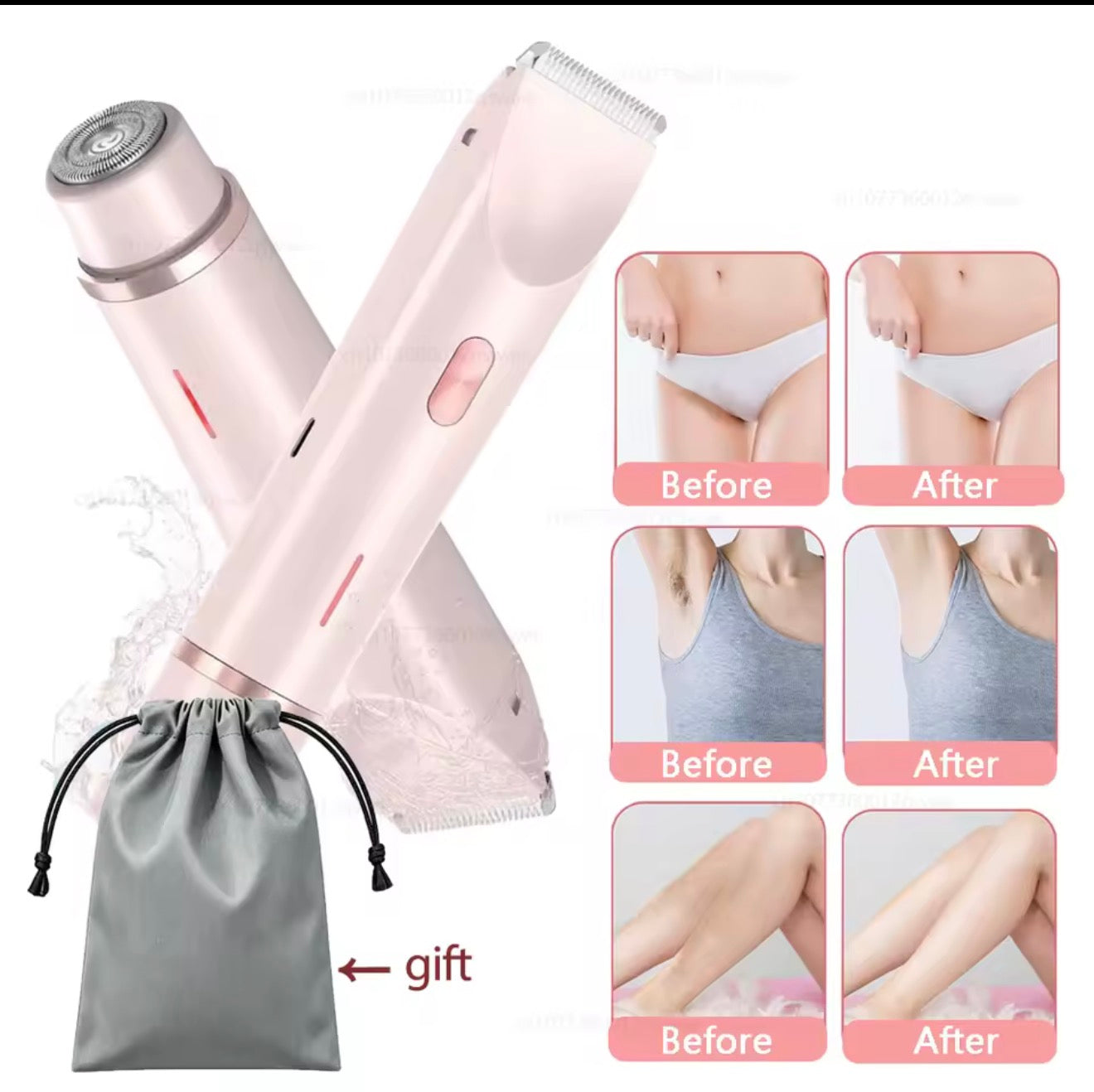 Electric Shaver for Woman Double Head